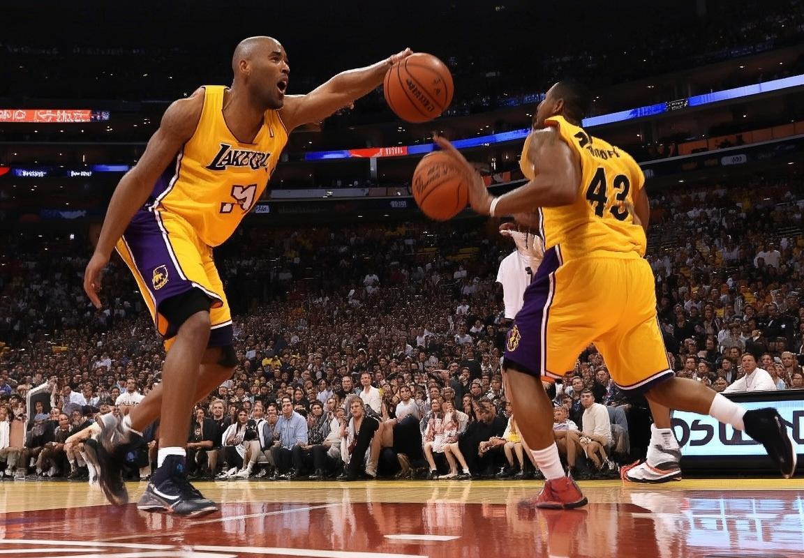 2010年NBA湖猛巅峰对决：科比与德罗赞火花四溅(图2)